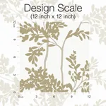 York Wallcoverings Lunaria Silhouette White & Gold Wallpaper | Wallpaper Twins York Wallcoverings Lunaria Silhouette White & Gold Wallpaper - SKU BL1806