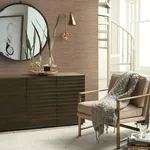 York Wallcoverings Lustrous Grasscloth Brown Wallpaper | Wallpaper Twins York Wallcoverings Lustrous Grasscloth Brown Wallpaper - SKU RN1057LW