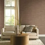 York Wallcoverings Lustrous Grasscloth Brown Wallpaper | Wallpaper Twins York Wallcoverings Lustrous Grasscloth Brown Wallpaper - SKU RN1057LW