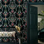 York Wallcoverings Luxembourg Black Peel & Stick Wallpaper - SKU PSW1326RL