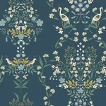 York Wallcoverings Luxembourg Blue & Green Wallpaper | Wallpaper Twins York Wallcoverings Luxembourg Blue & Green Wallpaper - SKU RP7331