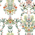 York Wallcoverings Luxembourg White Peel & Stick Wallpaper | Wallpaper Twins York Wallcoverings Luxembourg White Peel & Stick Wallpaper - SKU PSW1327RL