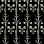 York Wallcoverings Lydia Black Wallpaper - SKU MF4803