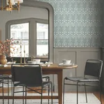 York Wallcoverings Lydia Blue Wallpaper - SKU MF4806