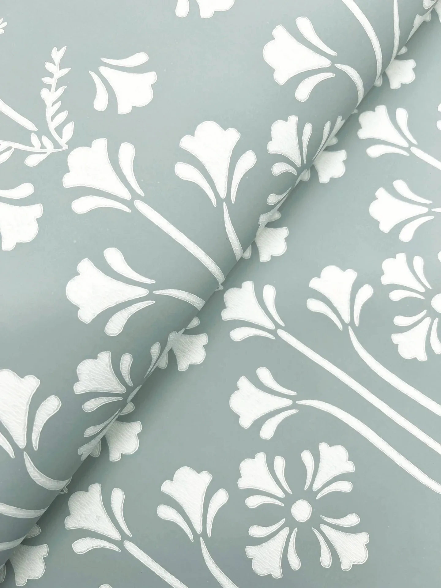 York Wallcoverings Lydia Blue Wallpaper - SKU MF4806