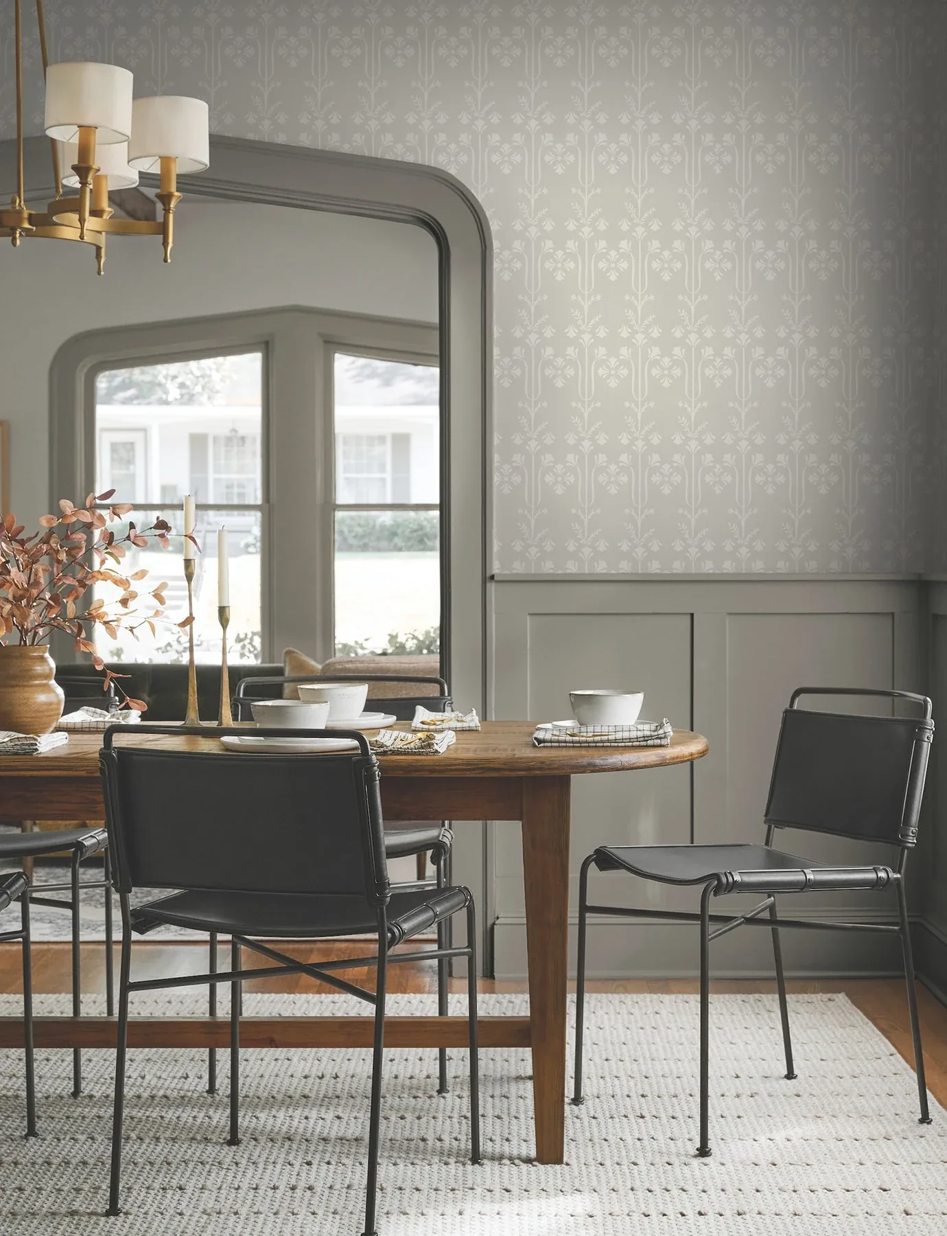 York Wallcoverings Lydia Ivory Wallpaper - SKU MF4804