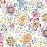 York Wallcoverings Magic Garden Multicolor Peel & Stick Wallpaper - SKU PSW1636RL