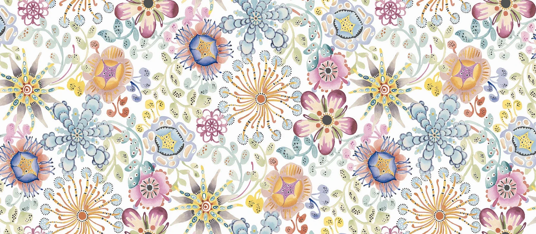 PSW1636RL | Magic Garden Multicolor Peel & Stick Wallpaper