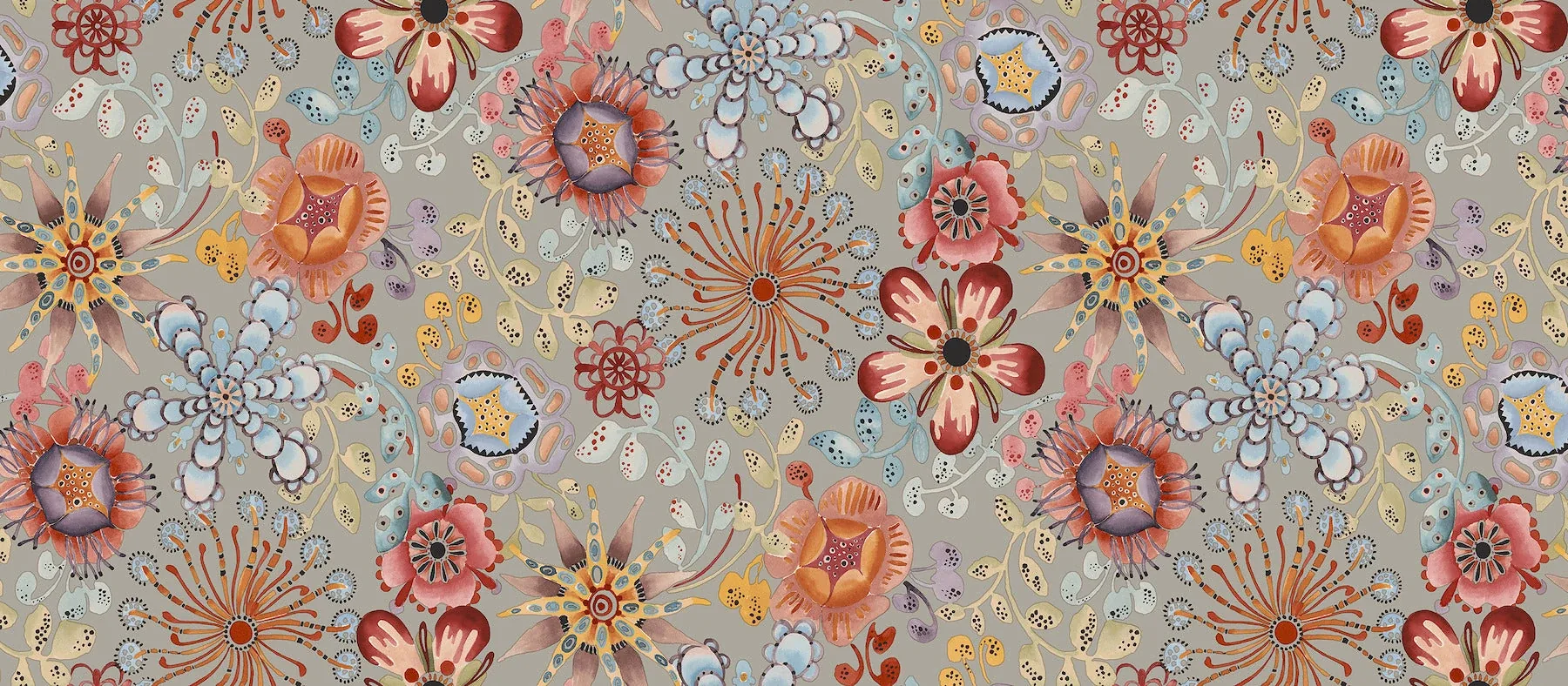 York Wallcoverings Magic Garden Multicolor Peel & Stick Wallpaper - SKU PSW1637RL