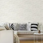 York Wallcoverings Magnolia Home Brick & Mortar White Peel & Stick Wallpaper | Wallpaper Twins York Wallcoverings Magnolia Home Brick & Mortar White Peel & Stick Wallpaper - SKU PSW1174RL