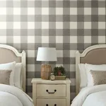 York Wallcoverings Magnolia Home Common Thread Black & White Peel & Stick Wallpaper | Wallpaper Twins York Wallcoverings Magnolia Home Common Thread Black & White Peel & Stick Wallpaper - SKU PSW1000RL