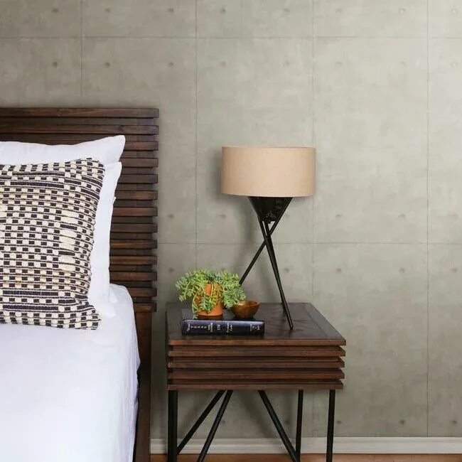 York Wallcoverings Magnolia Home Concrete Grey Peel & Stick Wallpaper - SKU PSW1173RL
