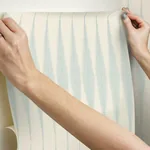 York Wallcoverings Magnolia Home Handloom Baby Blue Peel & Stick Wallpaper - SKU PSW1005RL
