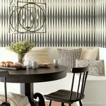 York Wallcoverings Magnolia Home Handloom Black Peel & Stick Wallpaper - SKU PSW1004RL