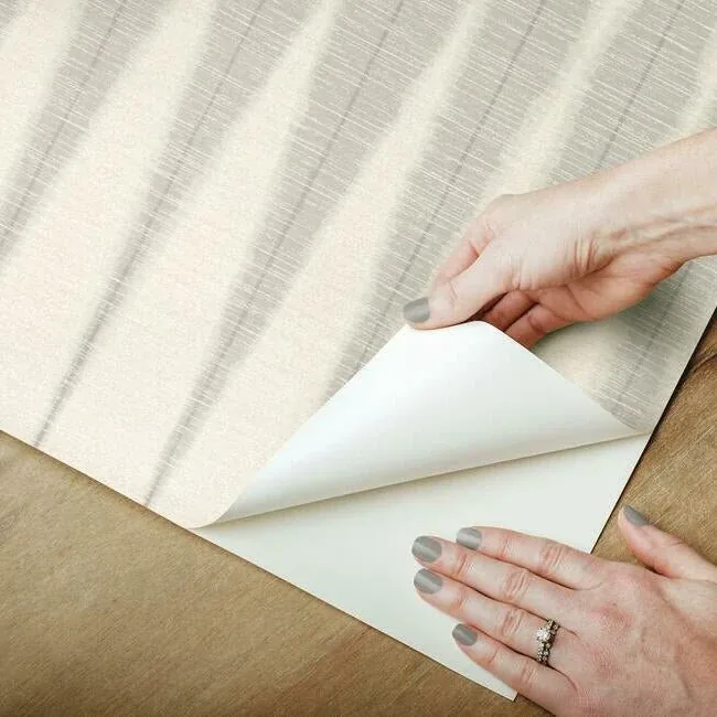York Wallcoverings Magnolia Home Handloom Cool Grey Peel & Stick Wallpaper - SKU PSW1006RL