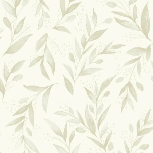York Wallcoverings Magnolia Home Olive Branch Beige Peel & Stick Wallpaper - SKU PSW1158RL