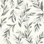 York Wallcoverings Magnolia Home Olive Branch Charcoal Peel & Stick Wallpaper | Wallpaper Twins York Wallcoverings Magnolia Home Olive Branch Charcoal Peel & Stick Wallpaper - SKU PSW1003RL