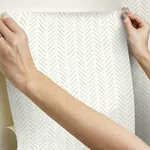 York Wallcoverings Magnolia Home Pick-Up Sticks Blue Peel & Stick Wallpaper | Wallpaper Twins York Wallcoverings Magnolia Home Pick-Up Sticks Blue Peel & Stick Wallpaper - SKU PSW1021RL