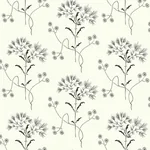 York Wallcoverings Magnolia Home Wildflower Black & White Peel & Stick Wallpaper | Wallpaper Twins York Wallcoverings Magnolia Home Wildflower Black & White Peel & Stick Wallpaper - SKU PSW1153RL