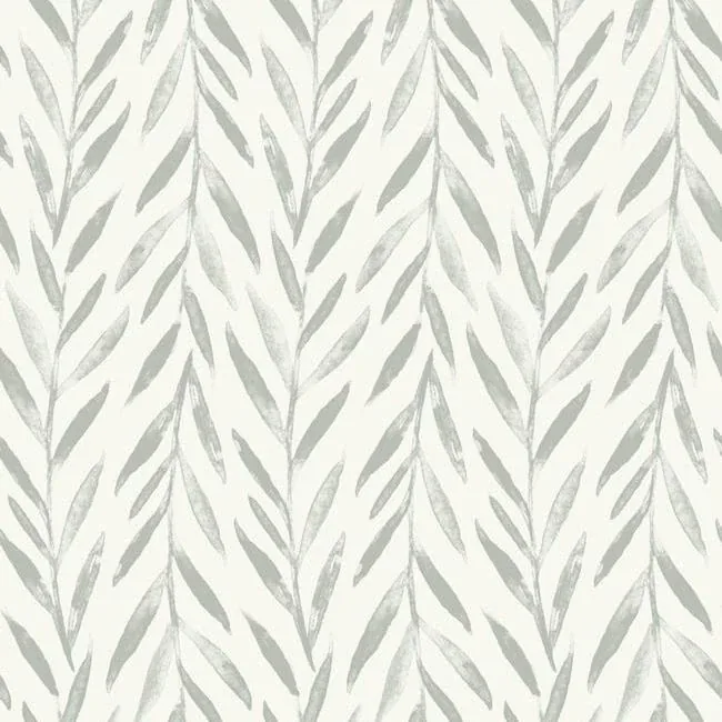 York Wallcoverings Magnolia Home Willow Grey Peel & Stick Wallpaper - SKU PSW1018RL