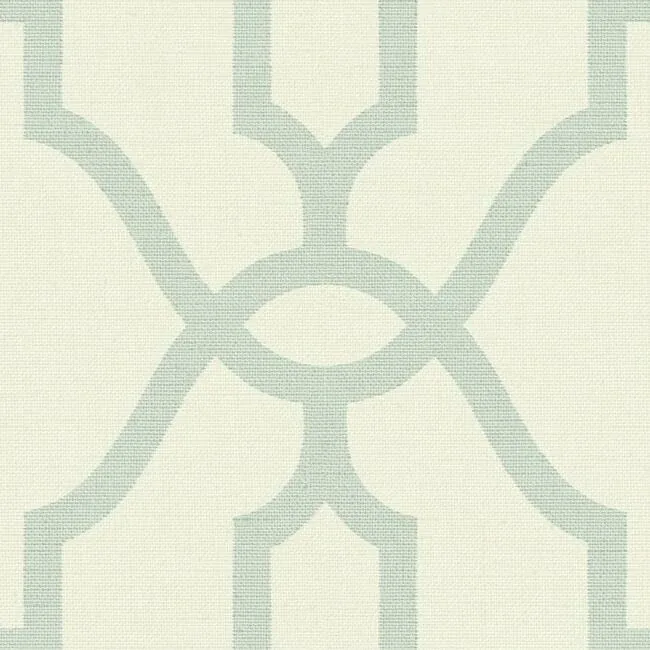 PSW1161RL | Magnolia Home Woven Trellis Beige & Blue Peel & Stick Wallpaper