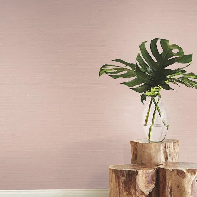 York Wallcoverings Makasa Sisal Blush Wallpaper | Wallpaper Twins York Wallcoverings Makasa Sisal Blush Wallpaper - SKU BL1823