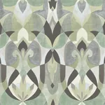 York Wallcoverings Malta Green Wallpaper - SKU MN1922