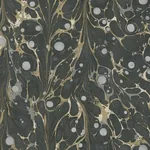 York Wallcoverings Marbled Endpaper Black & Gold Wallpaper | Wallpaper Twins York Wallcoverings Marbled Endpaper Black & Gold Wallpaper - SKU NV5591