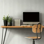 York Wallcoverings Market Stripe Grey Wallpaper - SKU FH4015