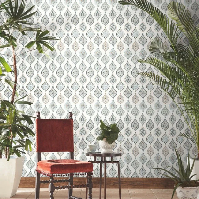 York Wallcoverings Marketplace Motif White & Neutral Wallpaper | Wallpaper Twins York Wallcoverings Marketplace Motif White & Neutral Wallpaper - SKU MN1854