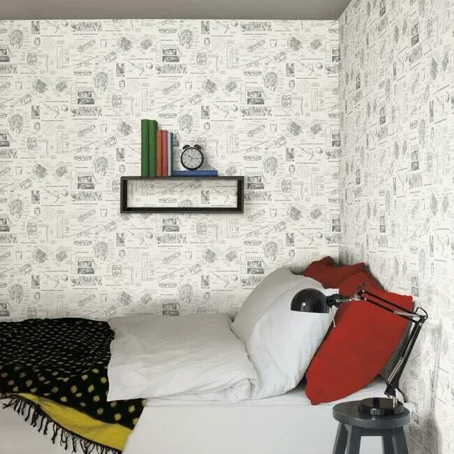 York Wallcoverings Marvels Heroes Schematics Cream Wallpaper | Wallpaper Twins York Wallcoverings Marvels Heroes Schematics Cream Wallpaper - SKU DI0937
