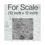 York Wallcoverings Marvels Heroes Schematics Grey & Black Wallpaper - SKU DI0936