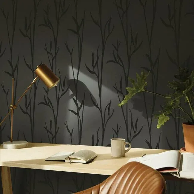 York Wallcoverings Matcha Black Wallpaper - SKU DA3511N