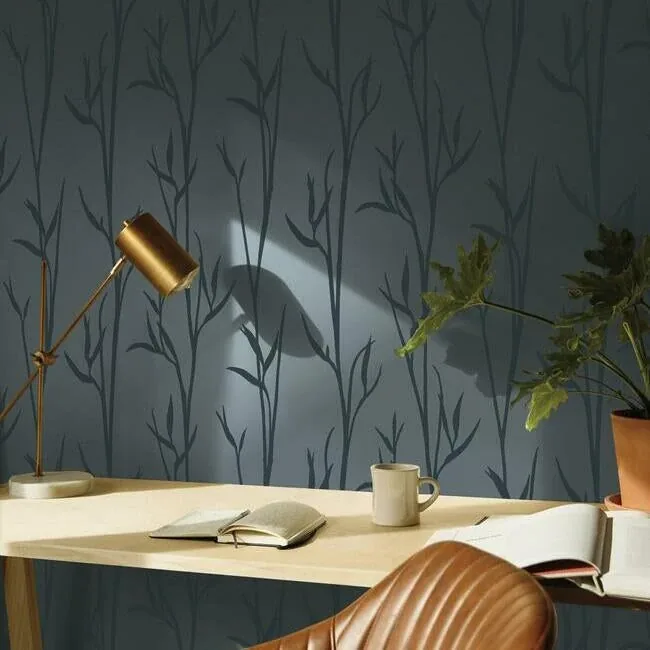 York Wallcoverings Matcha Blue Wallpaper - SKU DA3510N