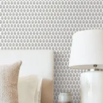 York Wallcoverings Mehndi Onyx Wallpaper | Wallpaper Twins York Wallcoverings Mehndi Onyx Wallpaper - SKU MT5608
