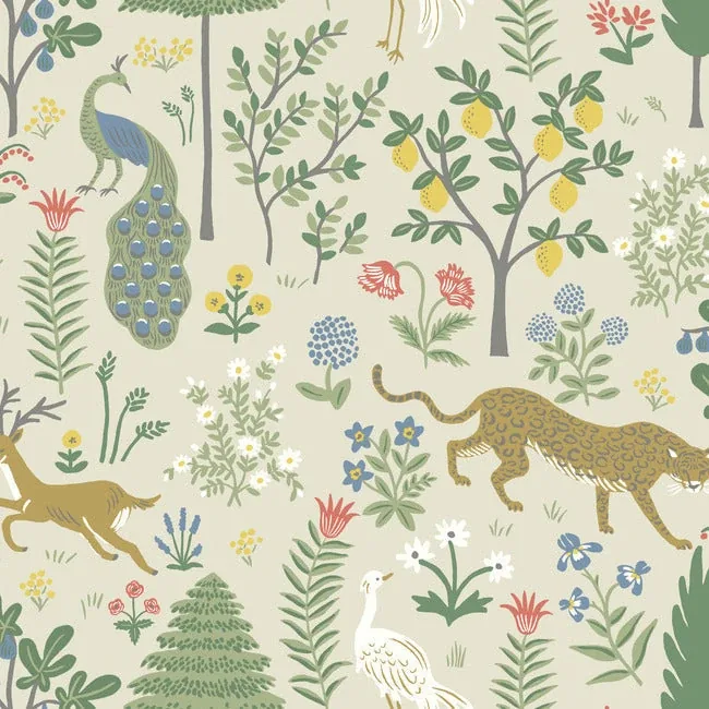 York Wallcoverings Menagerie Beige Wallpaper - SKU RP7303
