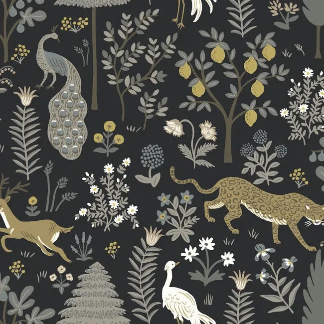 RP7302 | Menagerie Blue Wallpaper