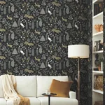 York Wallcoverings Menagerie Blue Wallpaper | Wallpaper Twins York Wallcoverings Menagerie Blue Wallpaper - SKU RP7302