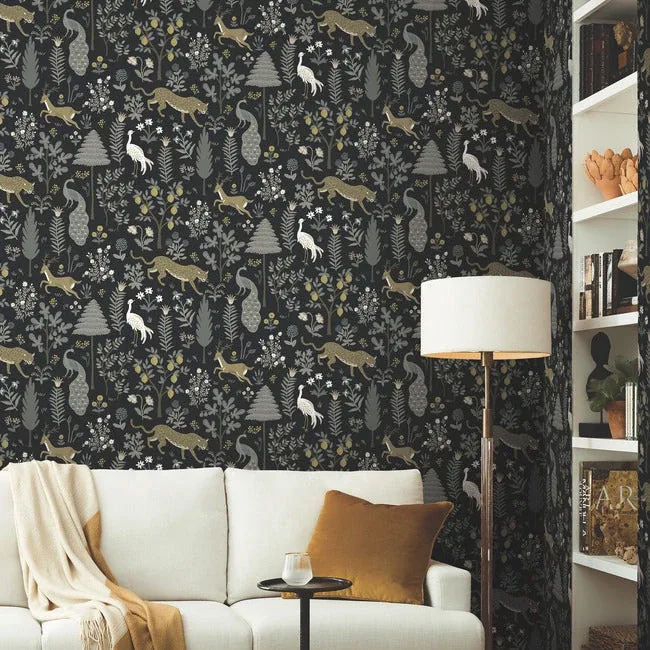 York Wallcoverings Menagerie Blue Wallpaper | Wallpaper Twins York Wallcoverings Menagerie Blue Wallpaper - SKU RP7302