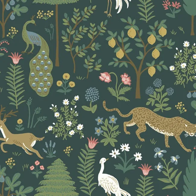 RP7306 | Menagerie Blue Wallpaper