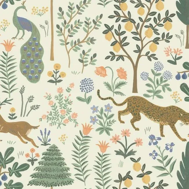 PSW1322RL | Menagerie Cream Peel & Stick Wallpaper