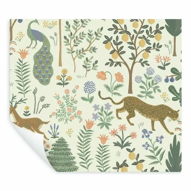York Wallcoverings Menagerie Cream Peel & Stick Wallpaper - SKU PSW1322RL