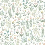 York Wallcoverings Menagerie Garden Blush Multicolor Peel & Stick Wallpaper - SKU PSW1550RL