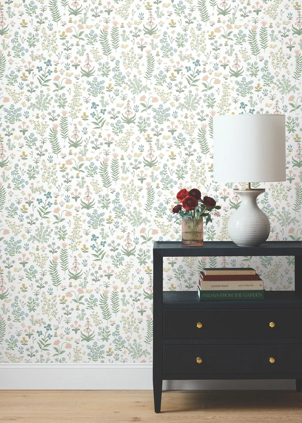York Wallcoverings Menagerie Garden Blush Multicolor Peel & Stick Wallpaper - SKU PSW1550RL