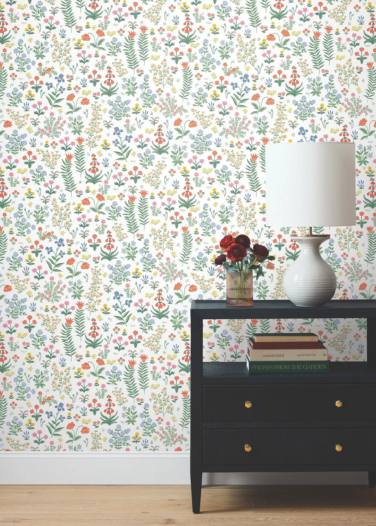 York Wallcoverings Menagerie Garden Rose Multicolor Peel & Stick Wallpaper | Wallpaper Twins York Wallcoverings Menagerie Garden Rose Multicolor Peel & Stick Wallpaper - SKU PSW1552RL