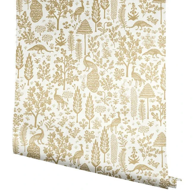 York Wallcoverings Menagerie Toile Beige Wallpaper | Wallpaper Twins York Wallcoverings Menagerie Toile Beige Wallpaper - SKU RP7371