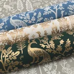 York Wallcoverings Menagerie Toile Black Wallpaper - SKU RP7369