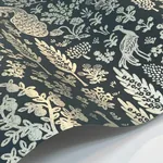 York Wallcoverings Menagerie Toile Dark Blue Wallpaper - SKU RP7372