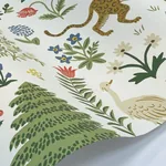 York Wallcoverings Menagerie White & Brown Wallpaper - SKU RP7305