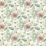York Wallcoverings Midsummer Floral Coral Wallpaper - SKU TL1919